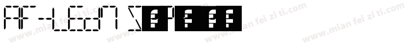AF-LED7 Seg-Platz Re字体转换